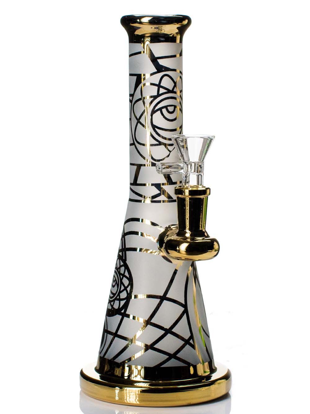 Electroplated & Sandblasted Bong Fat Buddha Glass