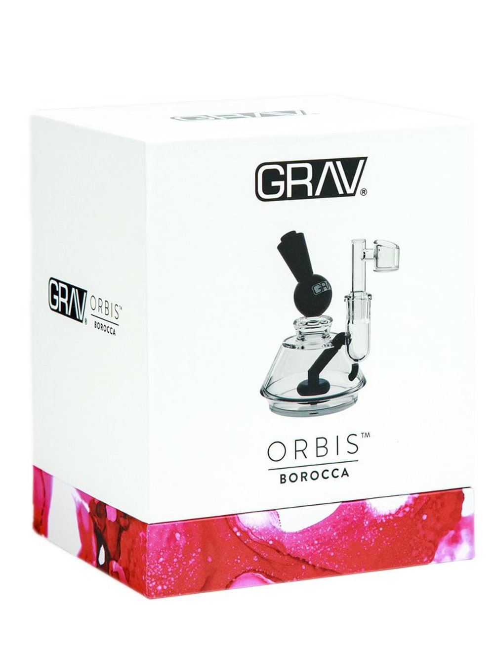 Grav Orbis Borocca Dab Rig Fat Buddha Glass
