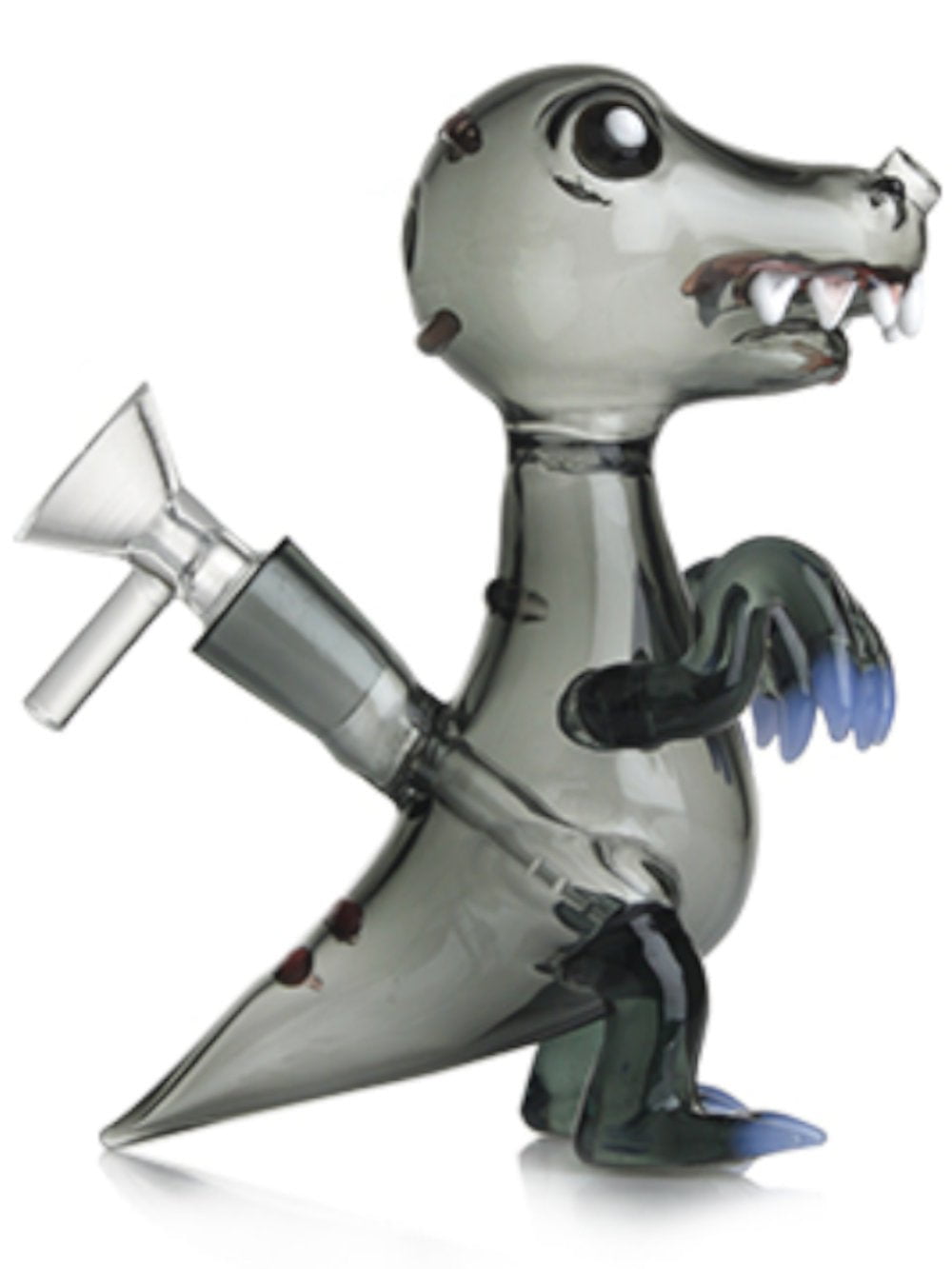 Fat Buddha Glass Bong Gray Dinosaur Bong