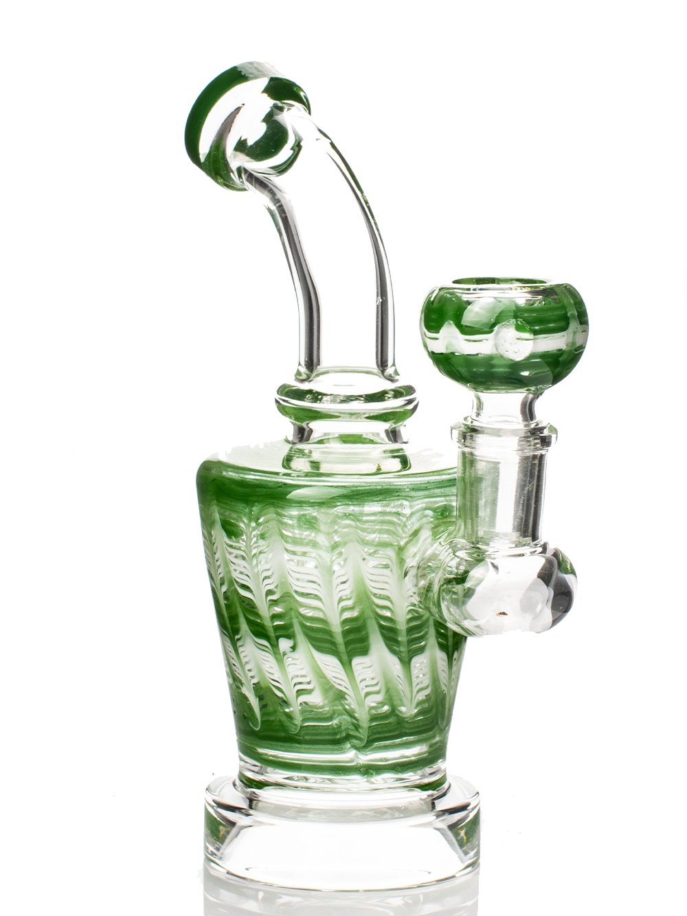 Angled Rake Bong Fat Buddha Glass