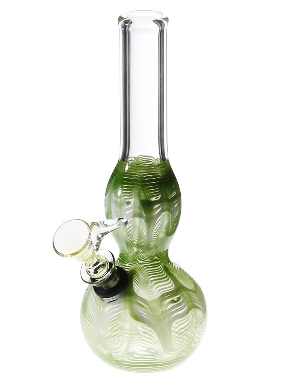 Biohazard Bong Green 8" Bulge Bong