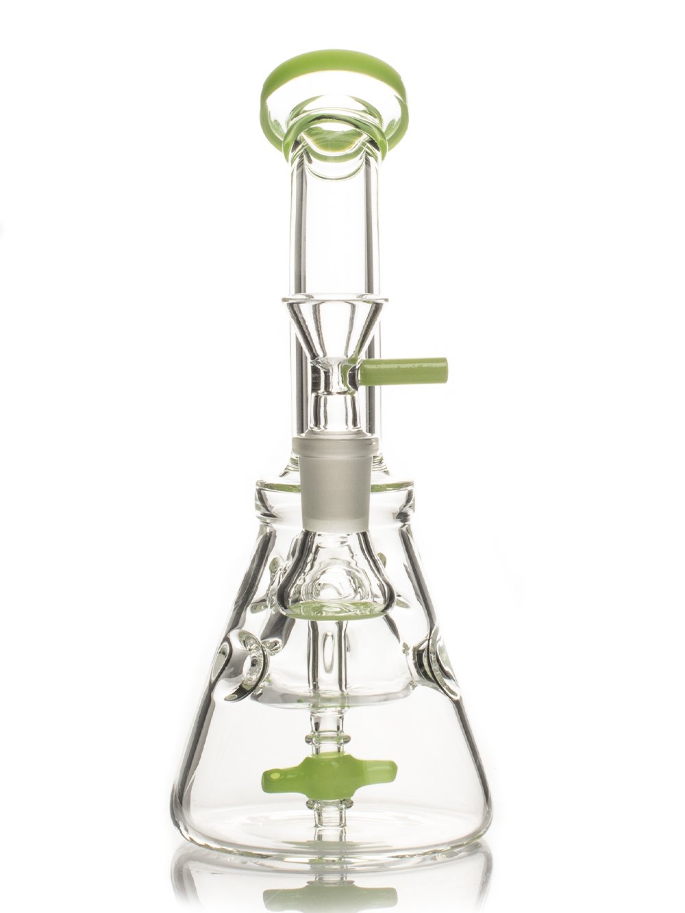 8 Lean Back Beaker Bong Fat Buddha Glass