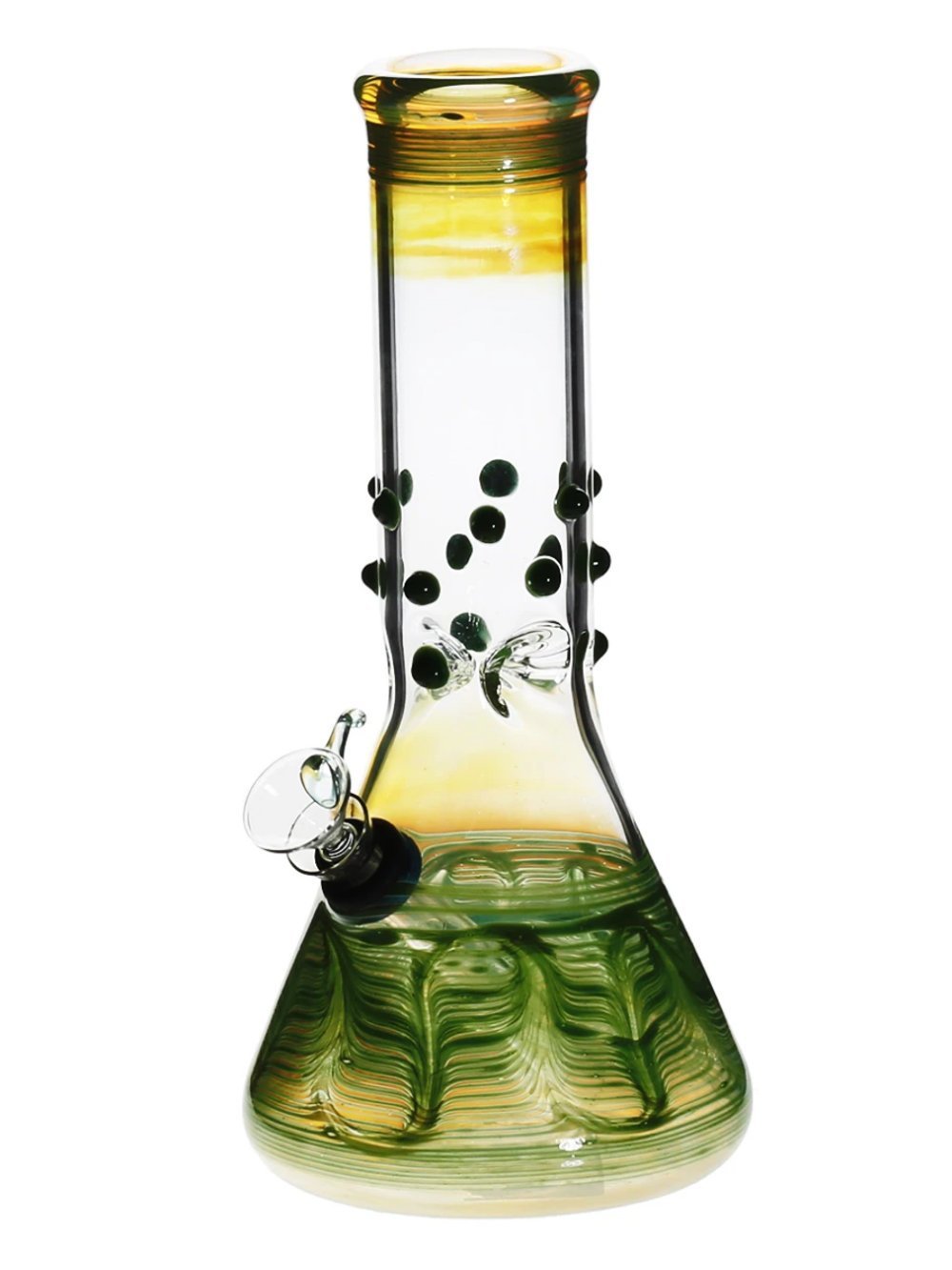 Blue Wrap Rake W Marble Bong Fat Buddha Glass