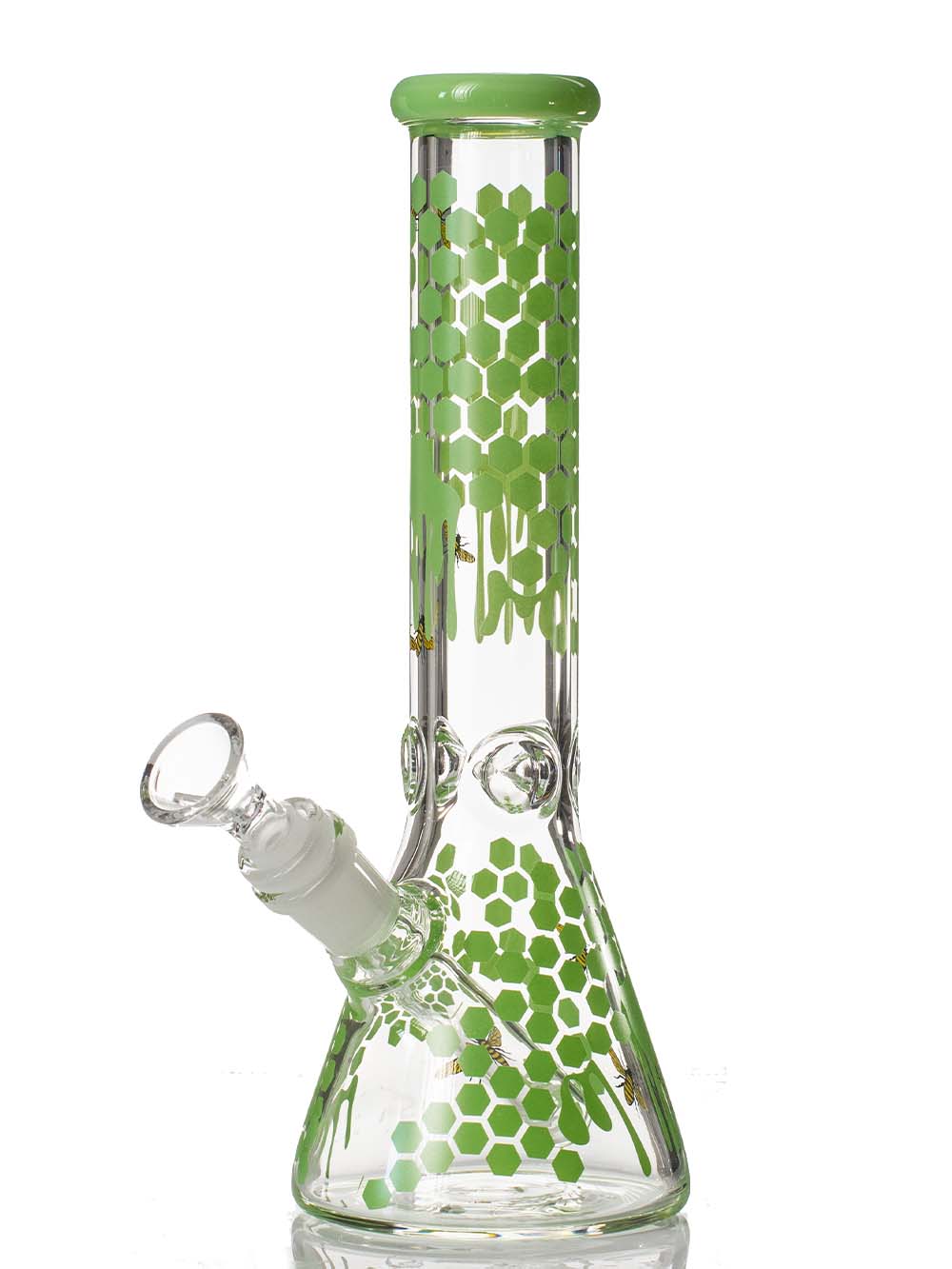 Honeycomb Beaker Bong Fat Buddha Glass