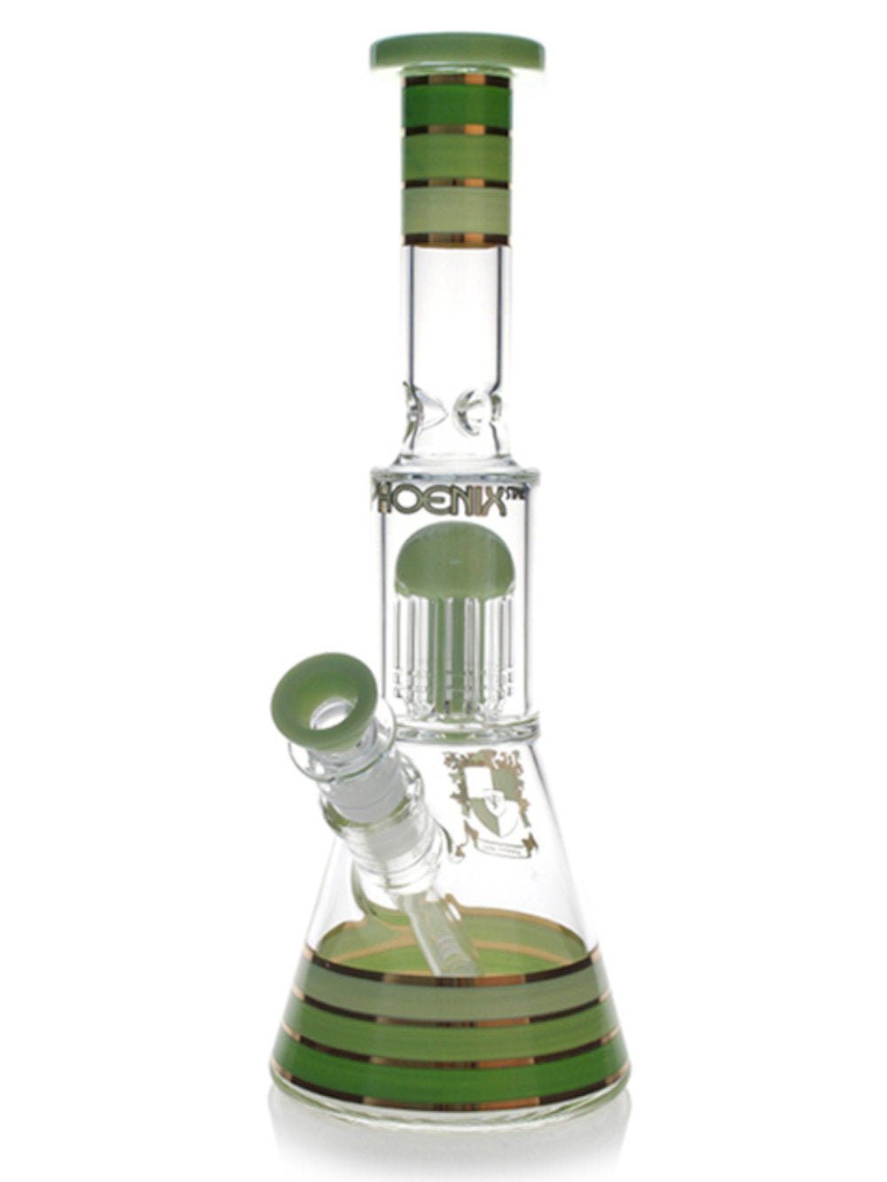 Phoenix Bong Green Tree Perc Beaker Bong