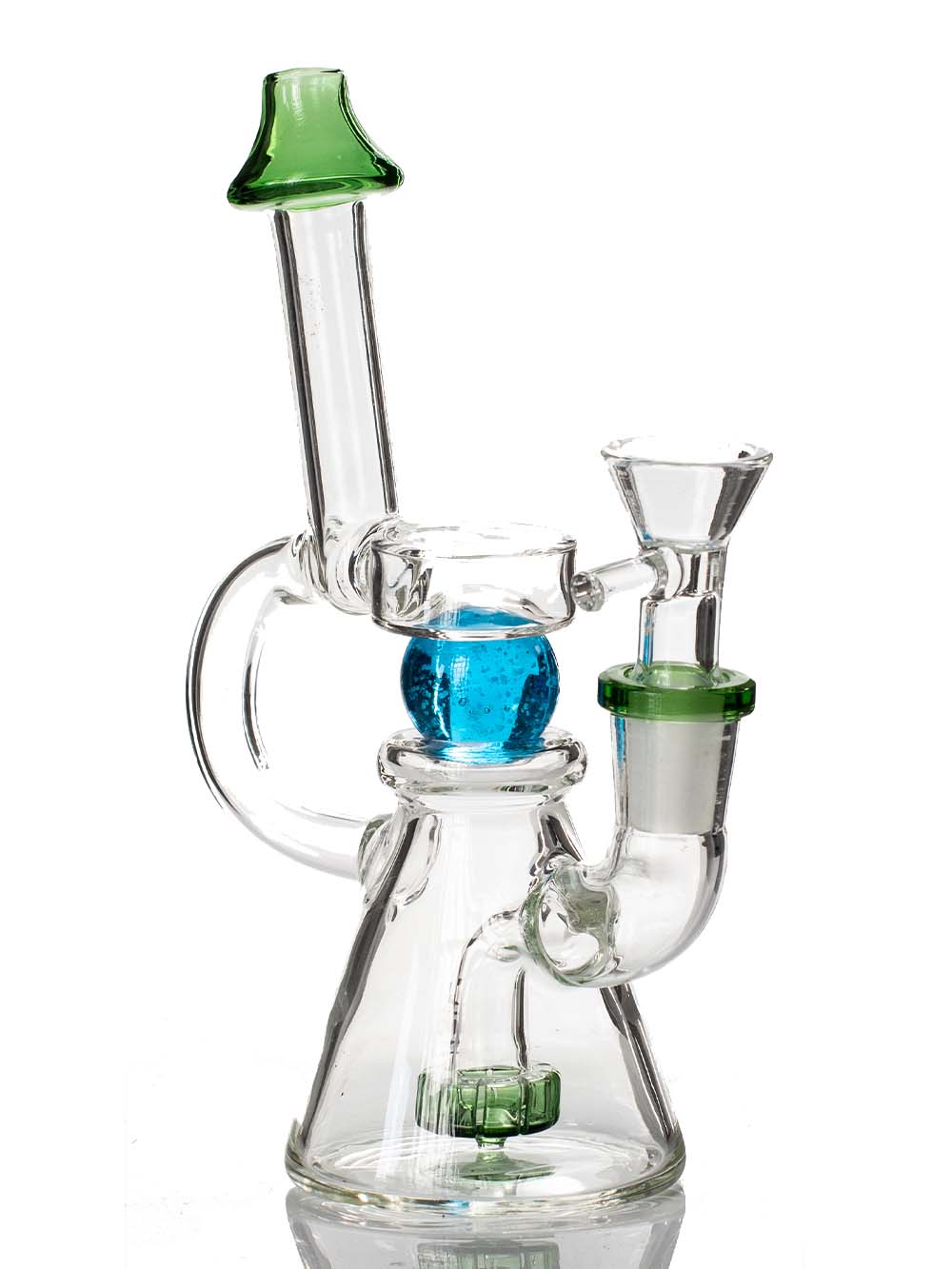 UV Marble Bong Pulsar Fat Buddha Glass