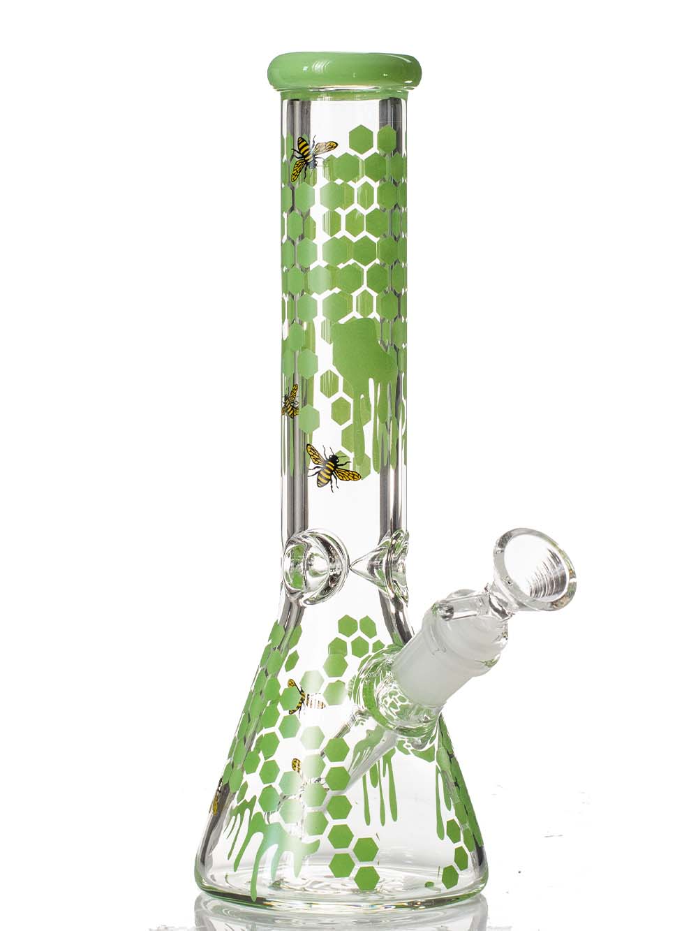 Honeycomb Beaker Bong Fat Buddha Glass