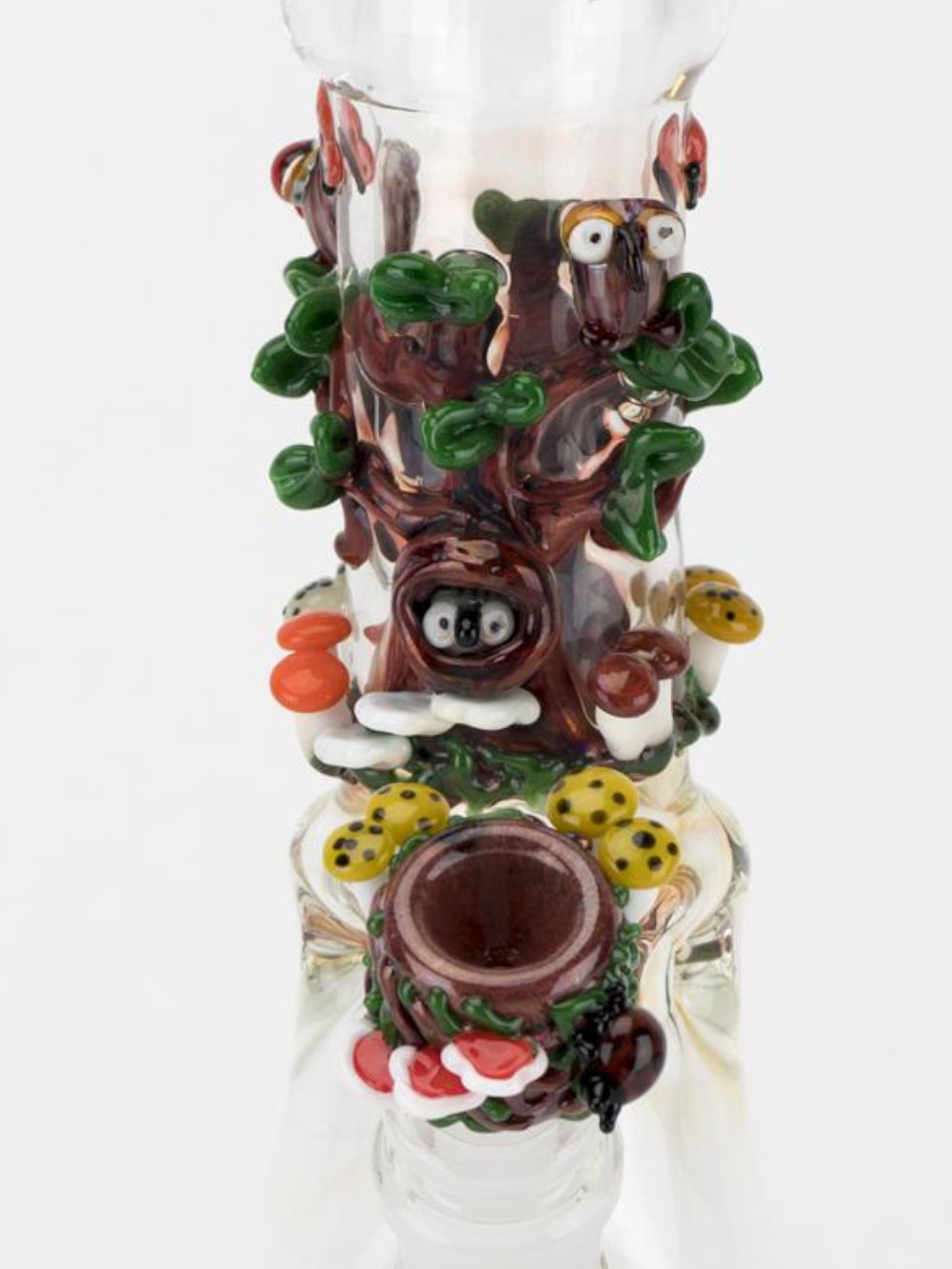 Hooties Forest Beaker Bong Fat Buddha Glass