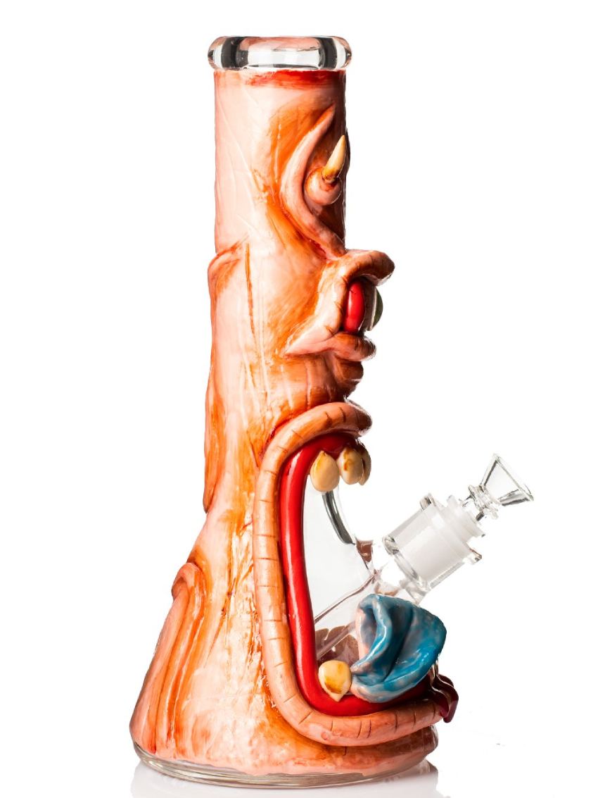 Fat Buddha Glass Bong Horned Cyclops Bong