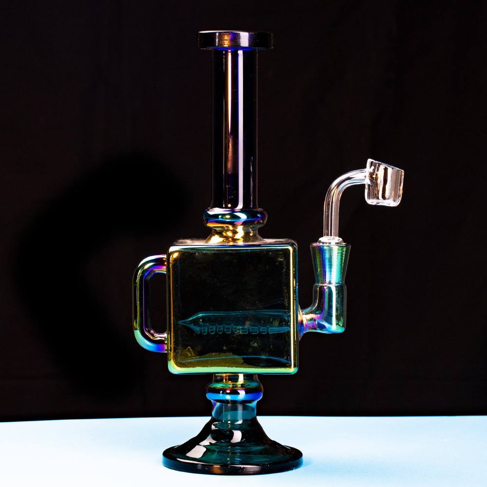 Pulsar Bong Iridescent Cube Rig