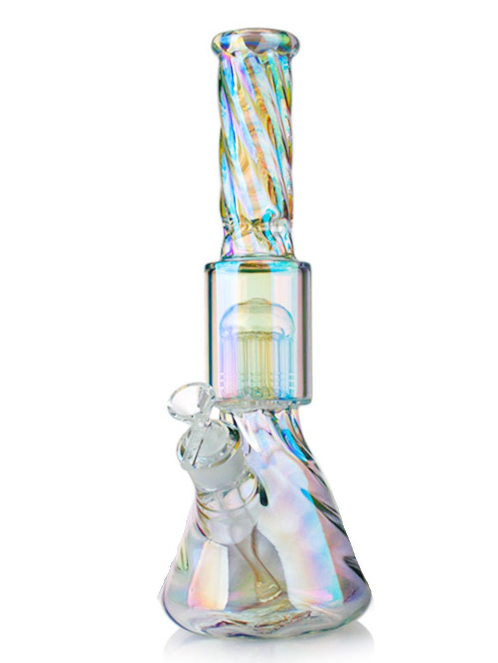 Fat Buddha Glass Bong Iridescent Perc Bong