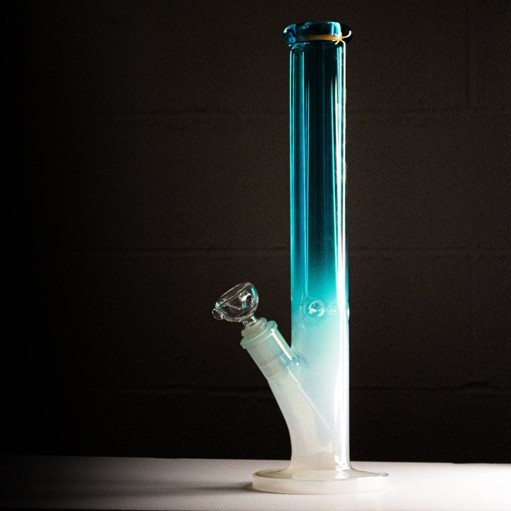 Fat Buddha Glass Bong Iridescent Straight Tube Bong