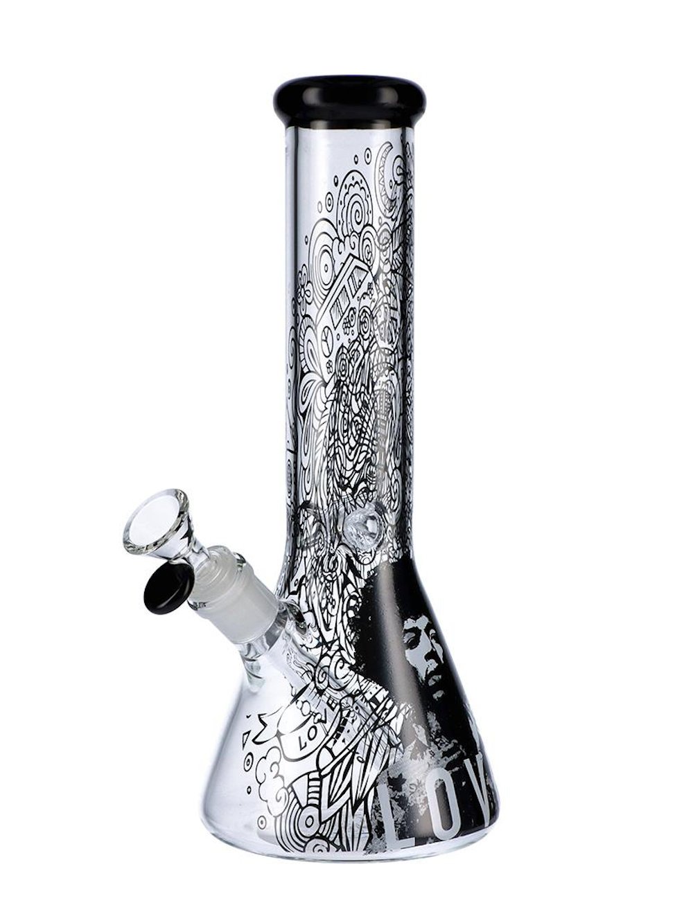 Jimi Hendrix Love Bong Fat Buddha Glass