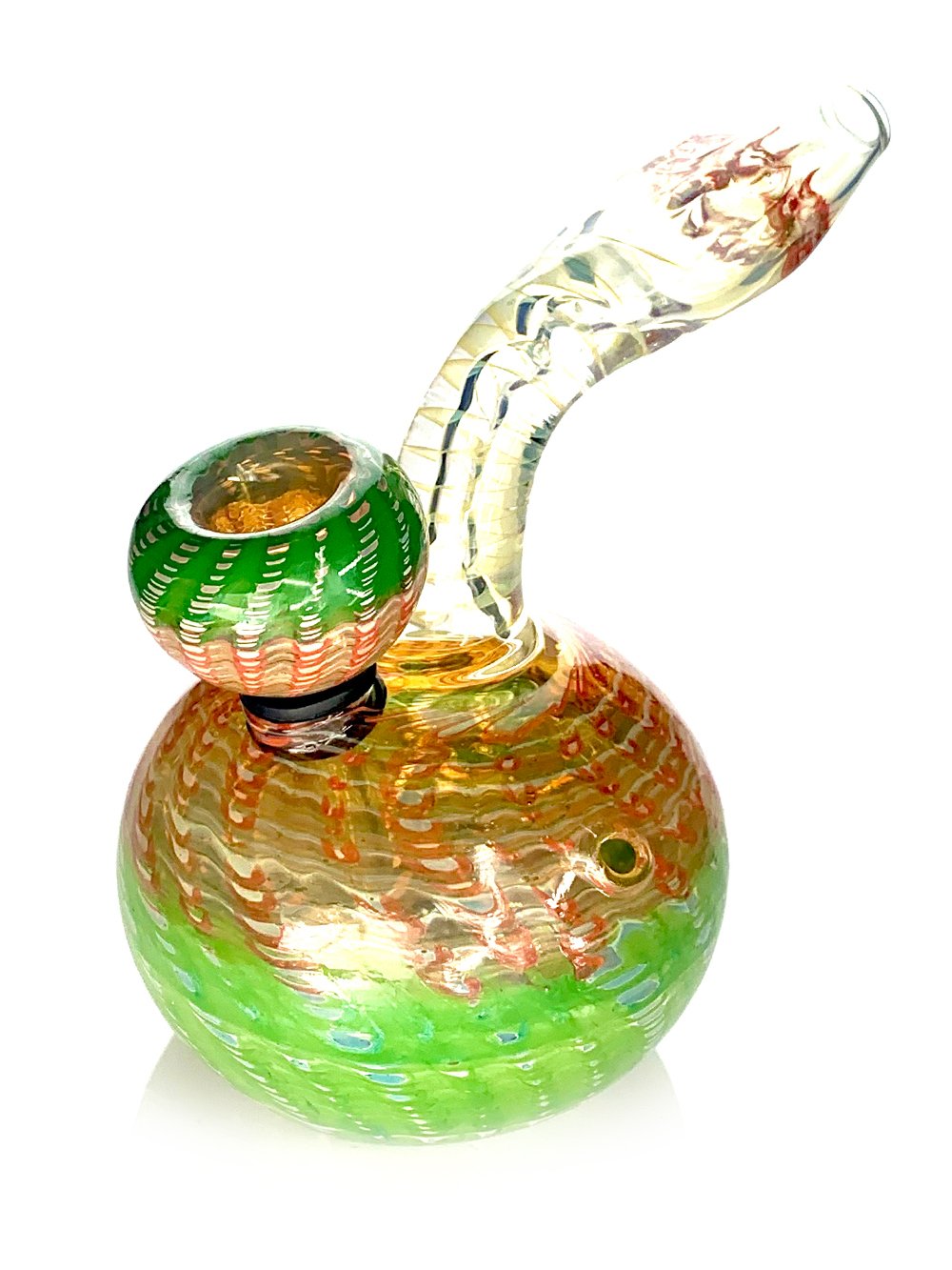Mini Wrap & Rake Bong Fat Buddha Glass