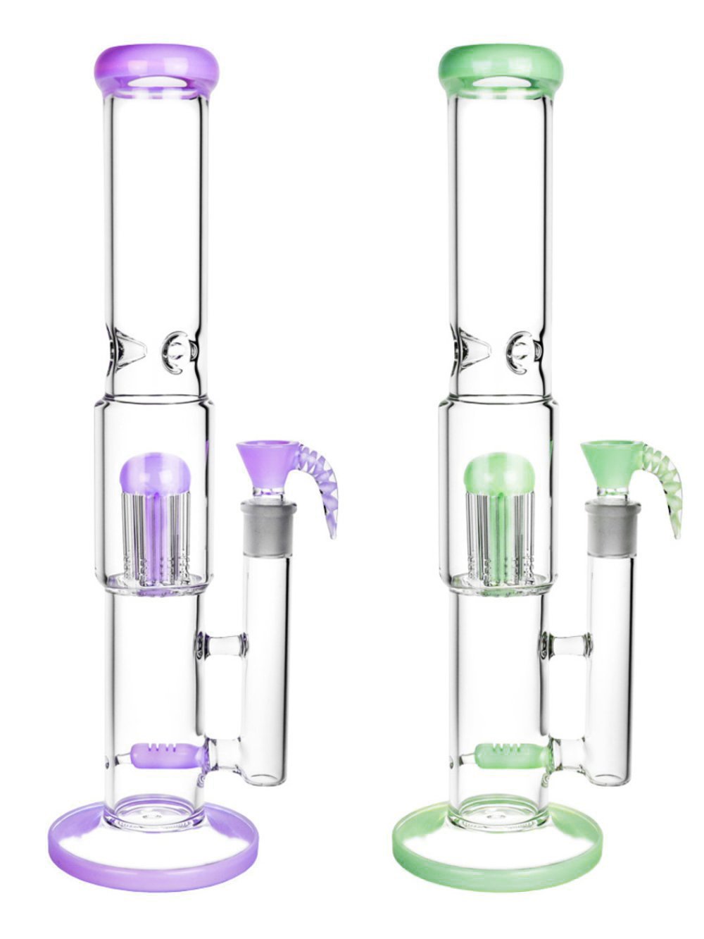 Multi Perc Bong Fat Buddha Glass