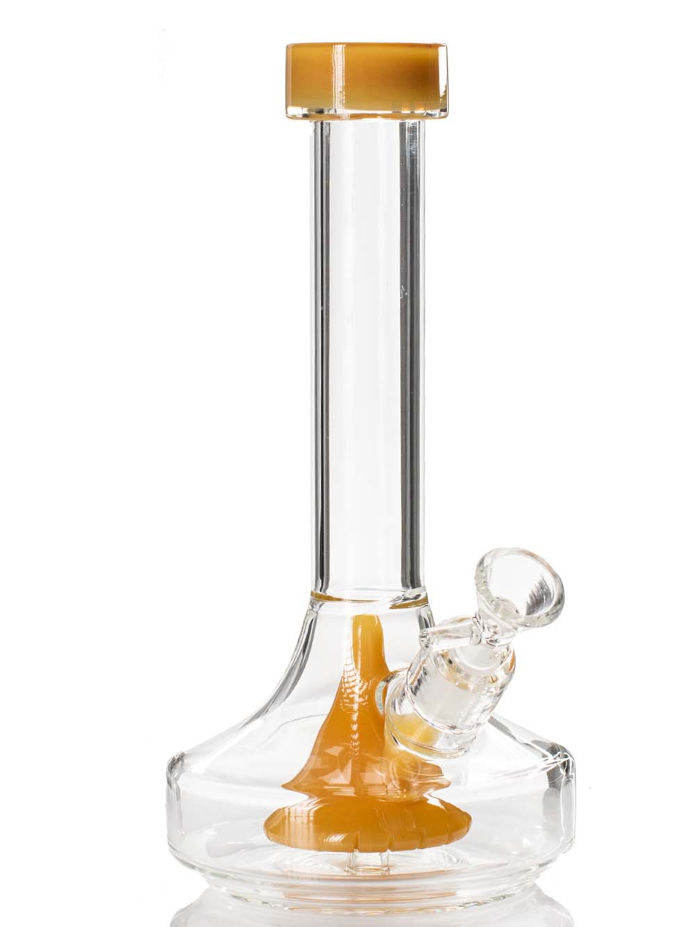 Fat Buddha Glass Bong Orange Coneception Bong