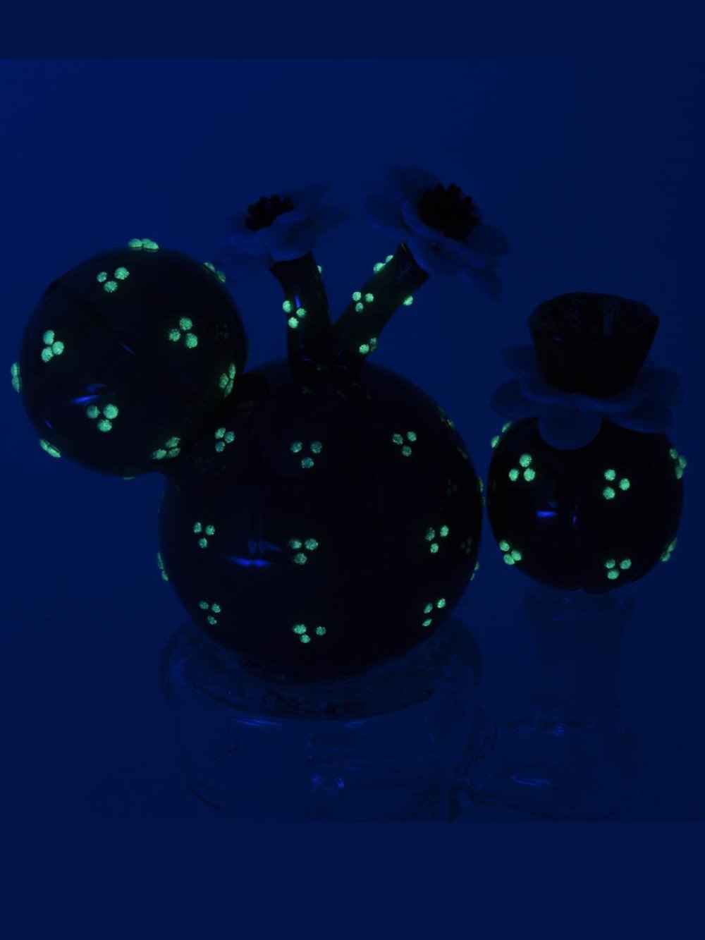 Peyote Mini Rig Bong Fat Buddha Glass