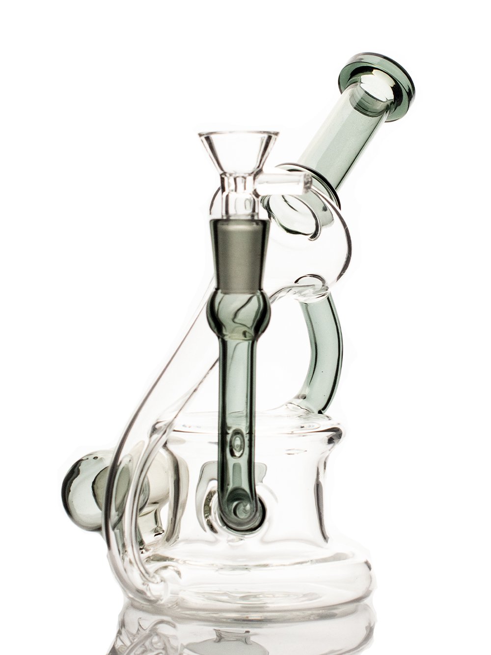 Fat Buddha Glass Bong Phonograph Recycler Bong