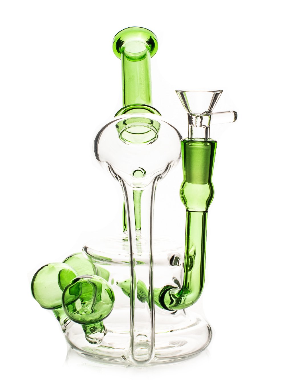 Fat Buddha Glass Bong Phonograph Recycler Bong
