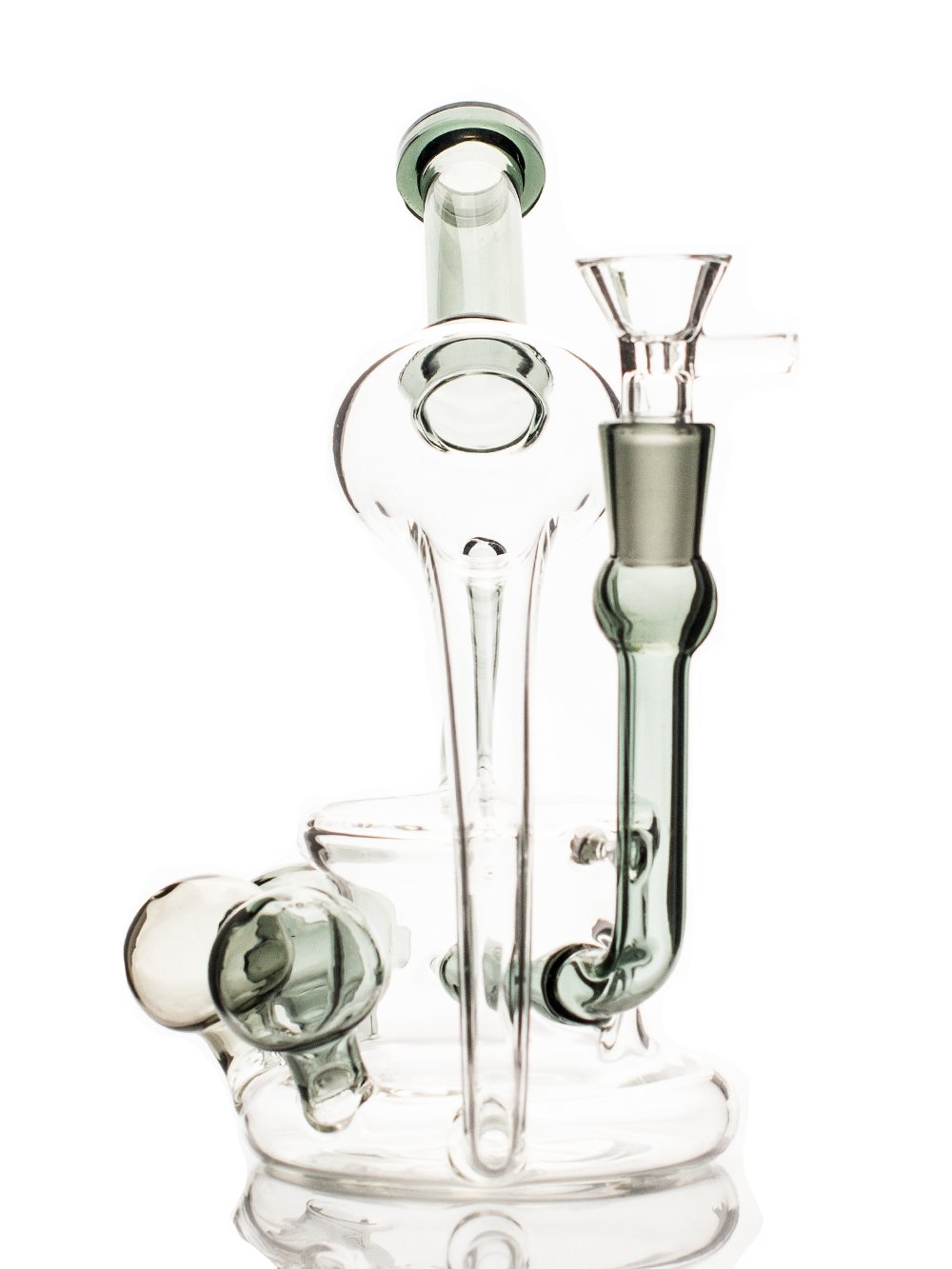 Fat Buddha Glass Bong Phonograph Recycler Bong