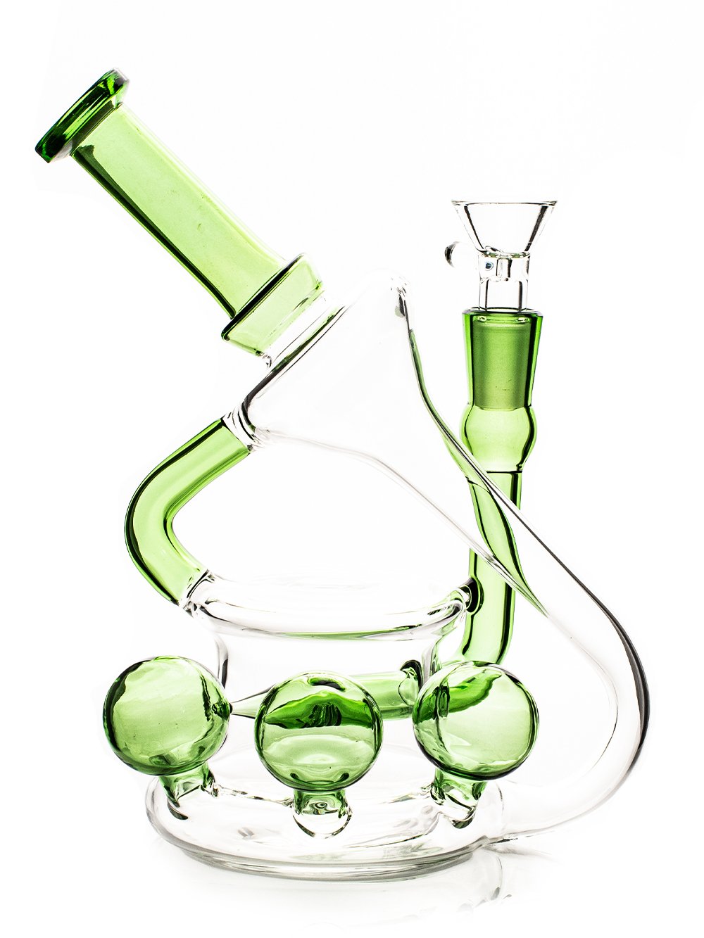 Fat Buddha Glass Bong Phonograph Recycler Bong