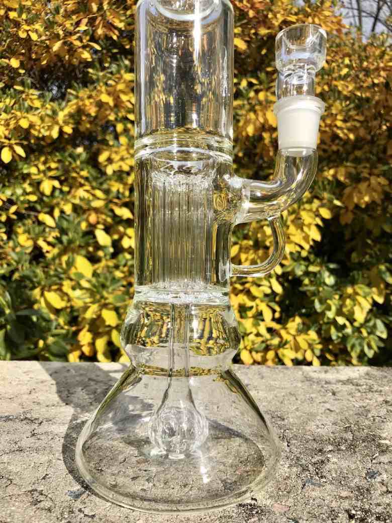 Fat Buddha Glass Bong Pillar Percolator Bong