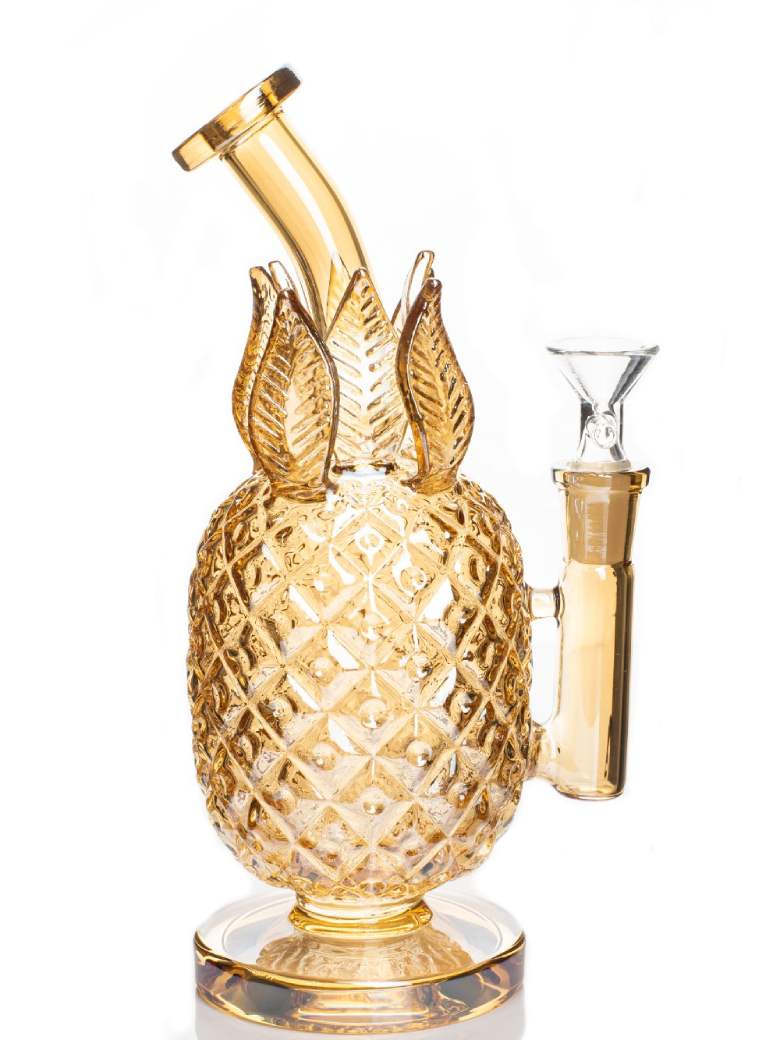 Fat Buddha Glass Bong Pineapple Bong