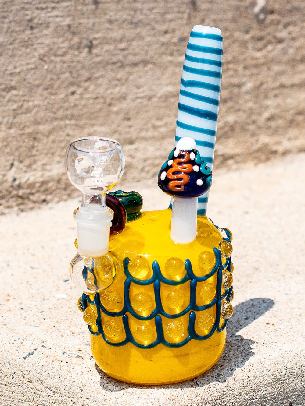 Fat Buddha Glass Bong Pineapple Punch - Mini Rig