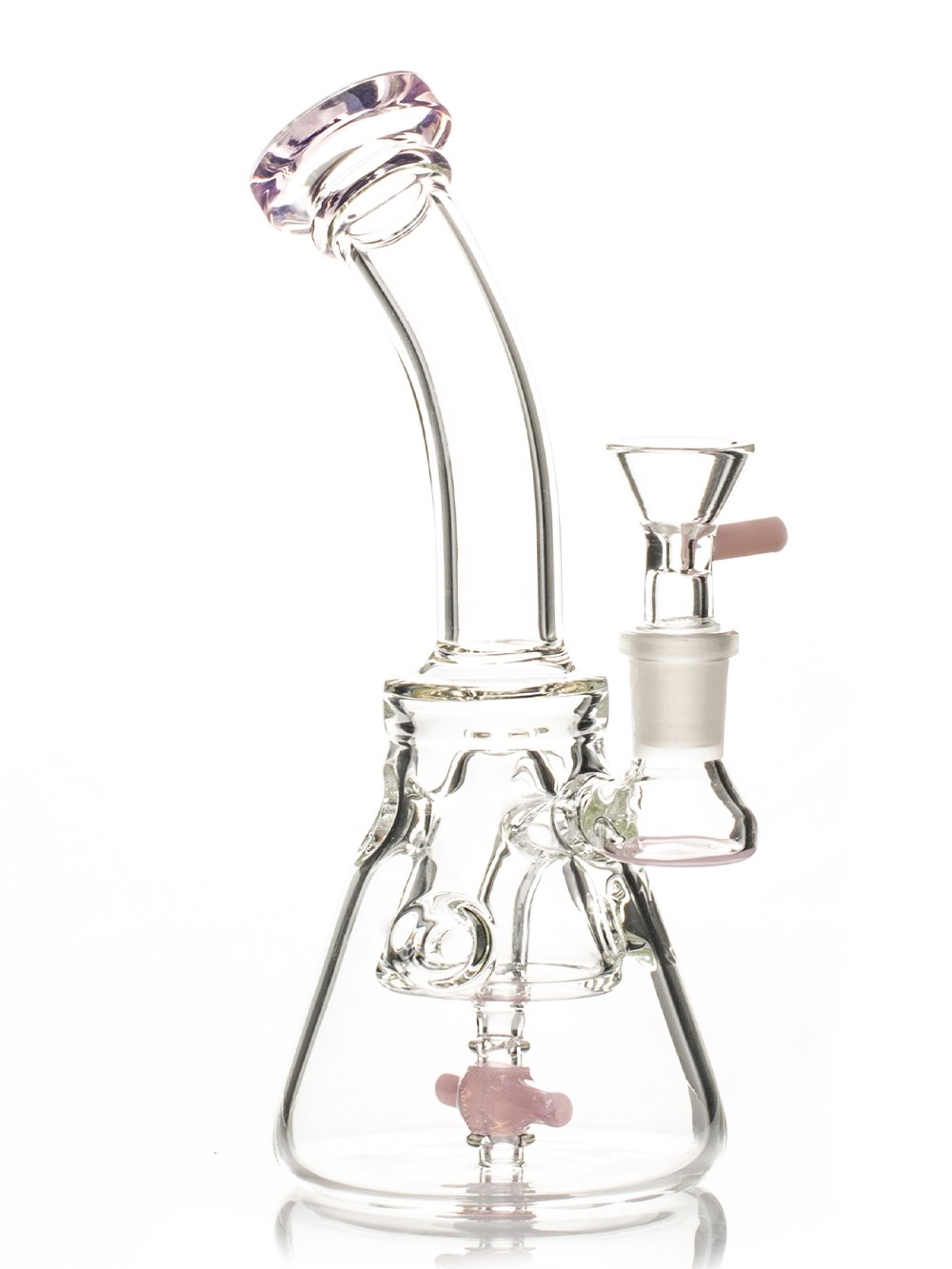 8 Lean Back Beaker Bong Fat Buddha Glass