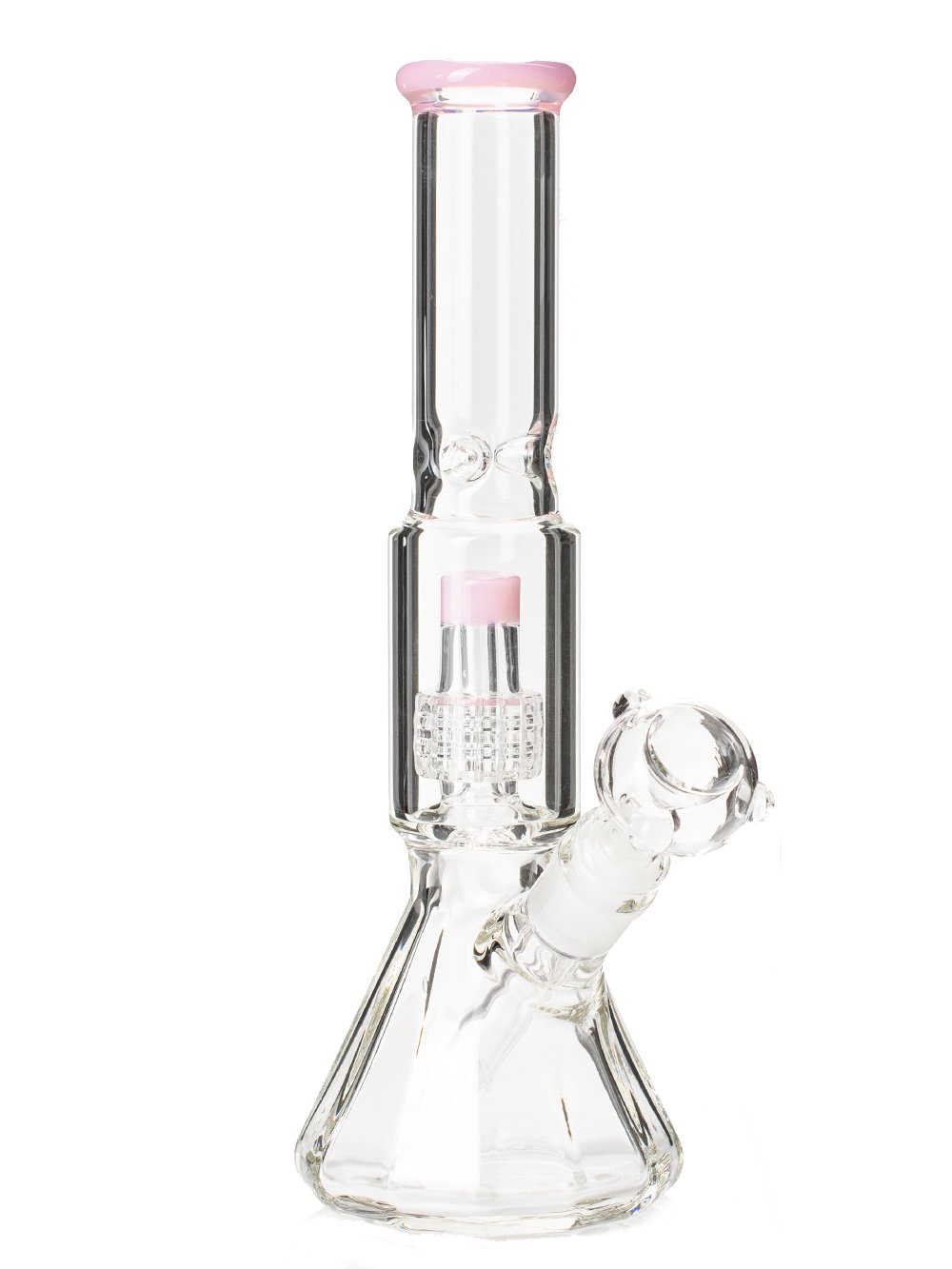 Pink Diamond Beaker Base Bong Fat Buddha Glass