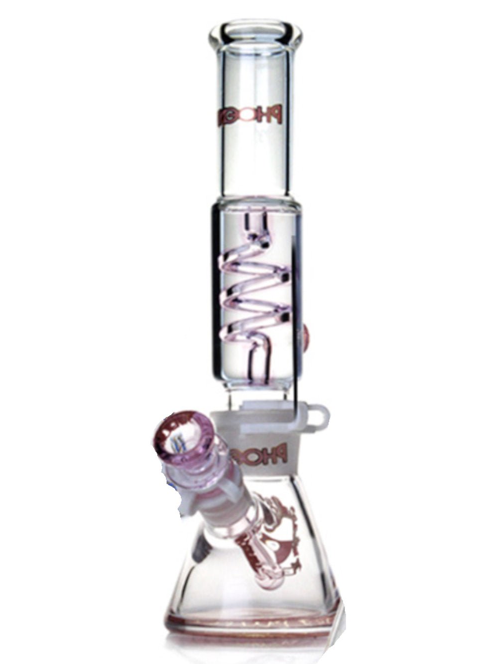 Phoenix Bong Pink Freezable Glass Bong
