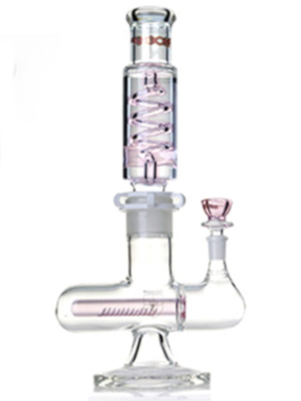 Phoenix Bong Pink Freeze Bong Inline Perc