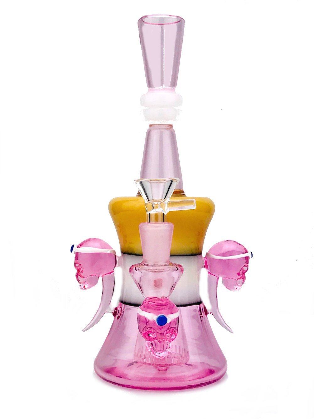 Pink Skull Bong Fat Buddha Glass