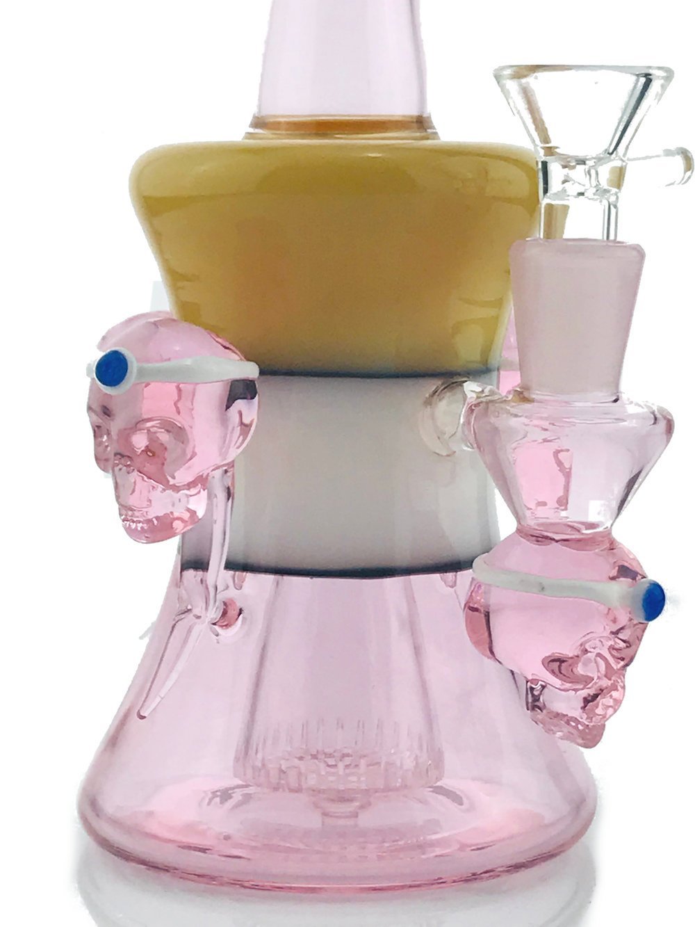 Pink Skull Bong Fat Buddha Glass