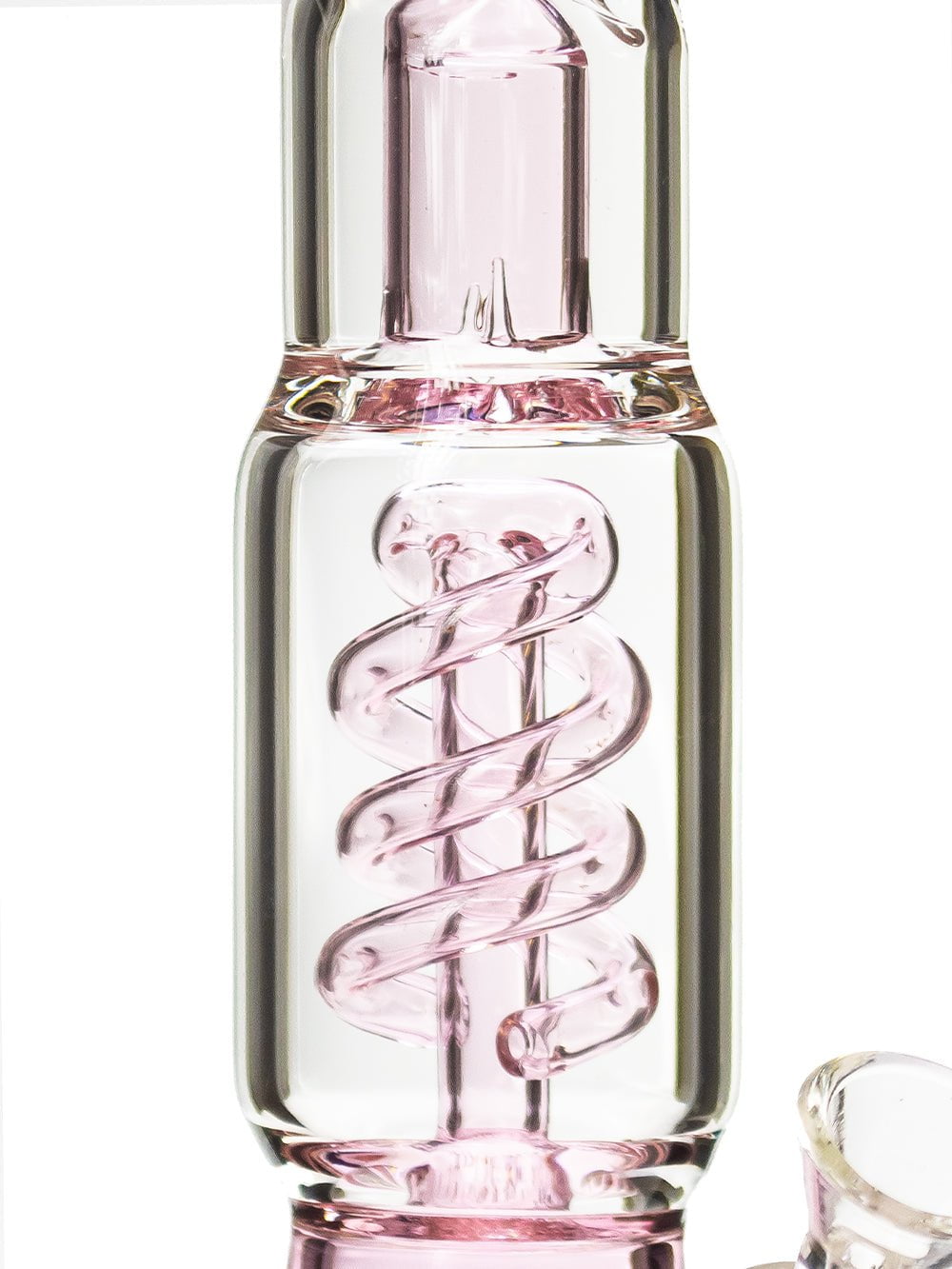 Fat Buddha Glass Bong Pink Twist Bong