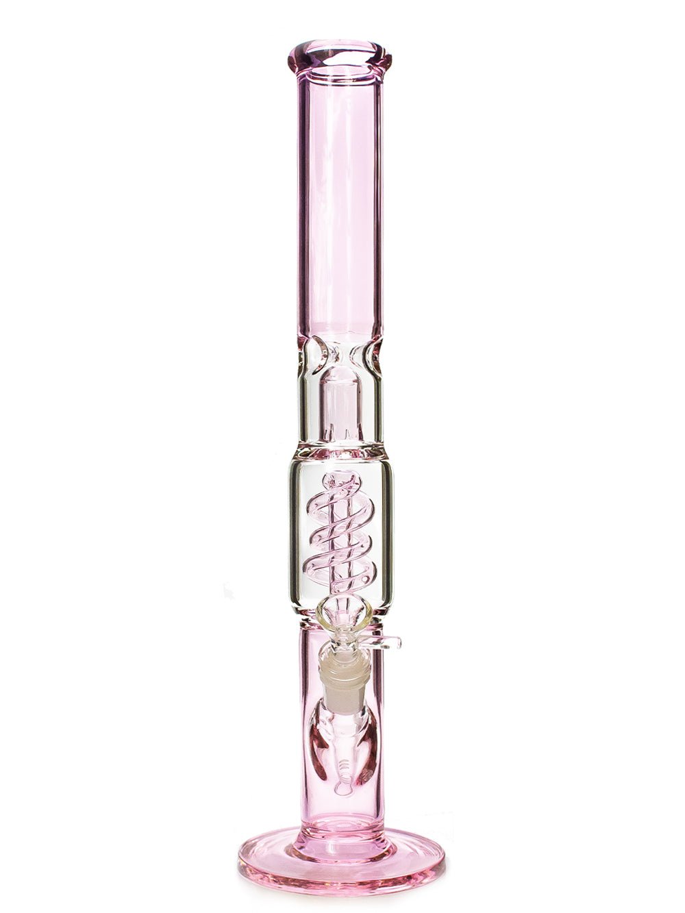 Fat Buddha Glass Bong Pink Twist Bong