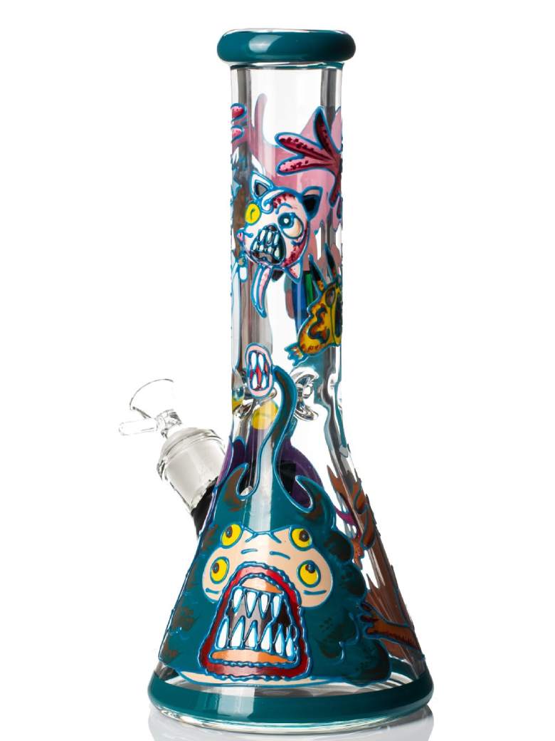 Fat Buddha Glass Bong Pokémon Nightmare Bong