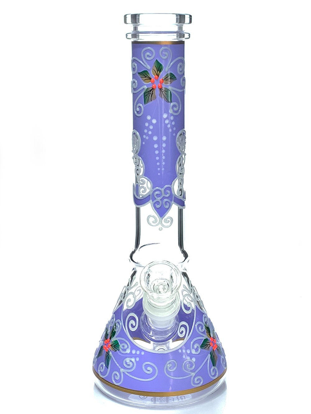 Glow In The Dark Flower Bong Fat Buddha Glass