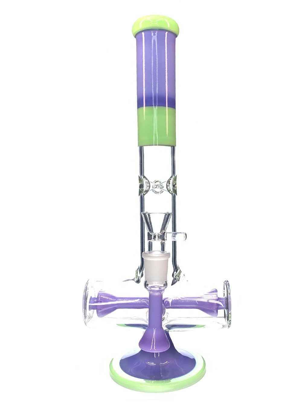 Purple 13" Inline Bong