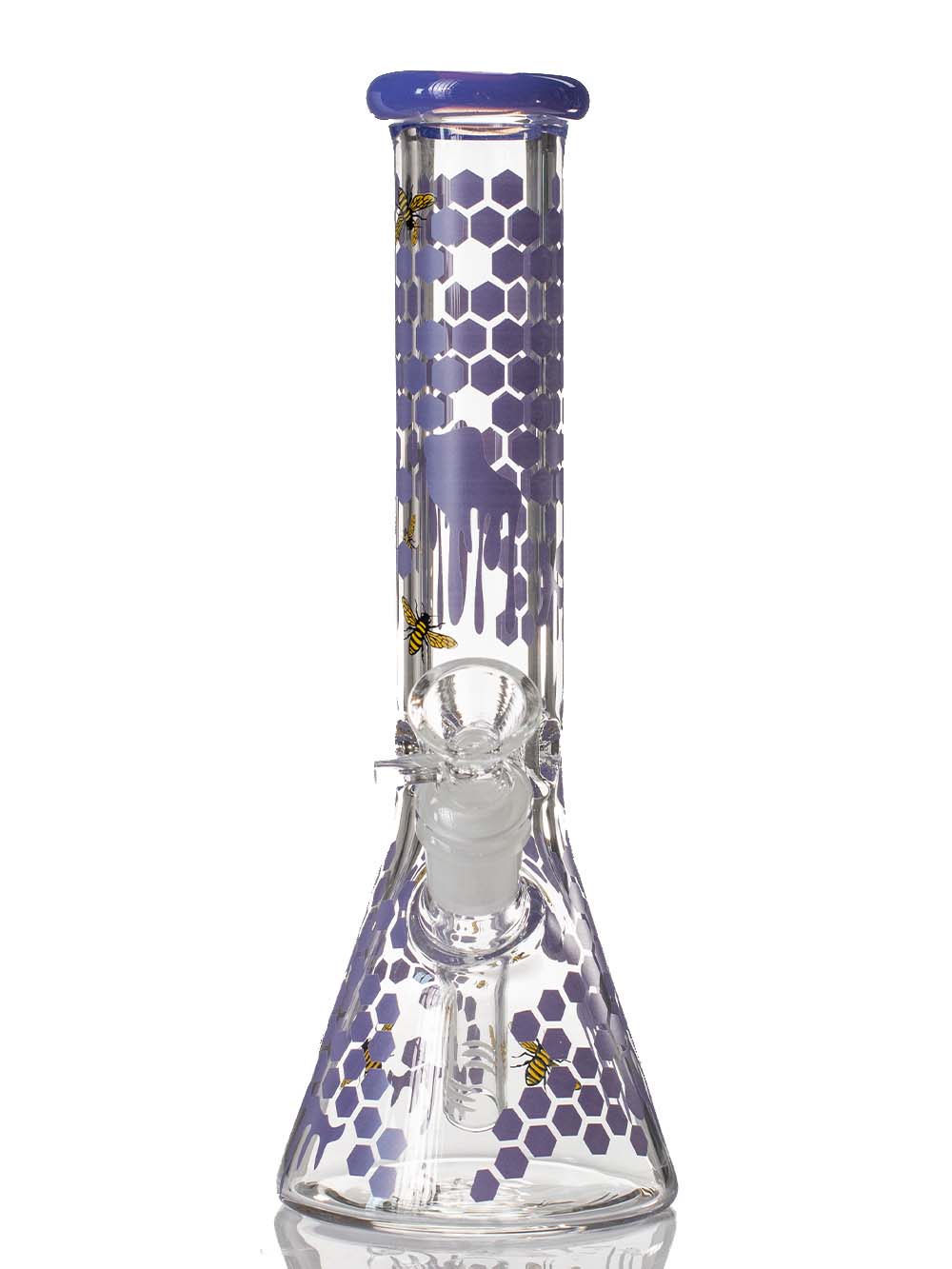 Honeycomb Beaker Bong Fat Buddha Glass