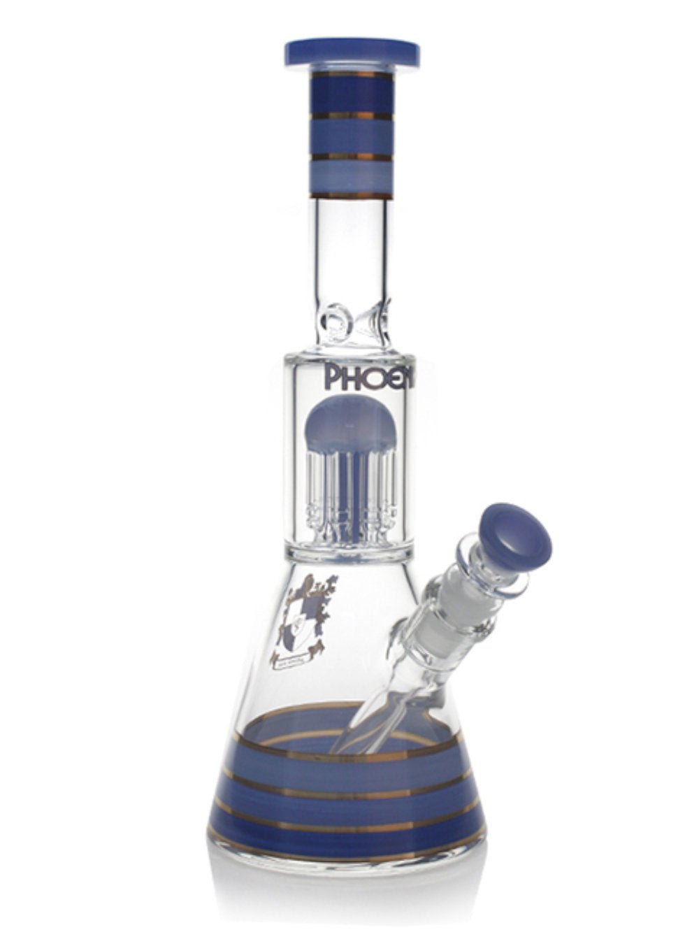Phoenix Bong Purple Tree Perc Beaker Bong