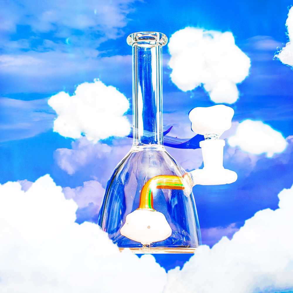 Fat Buddha Glass Bong Rainbow Bong