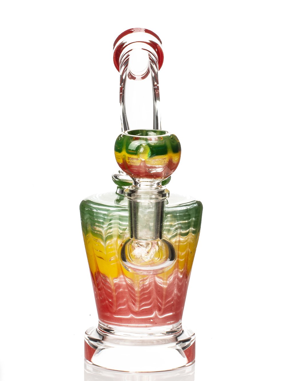 Angled Rake Bong Fat Buddha Glass