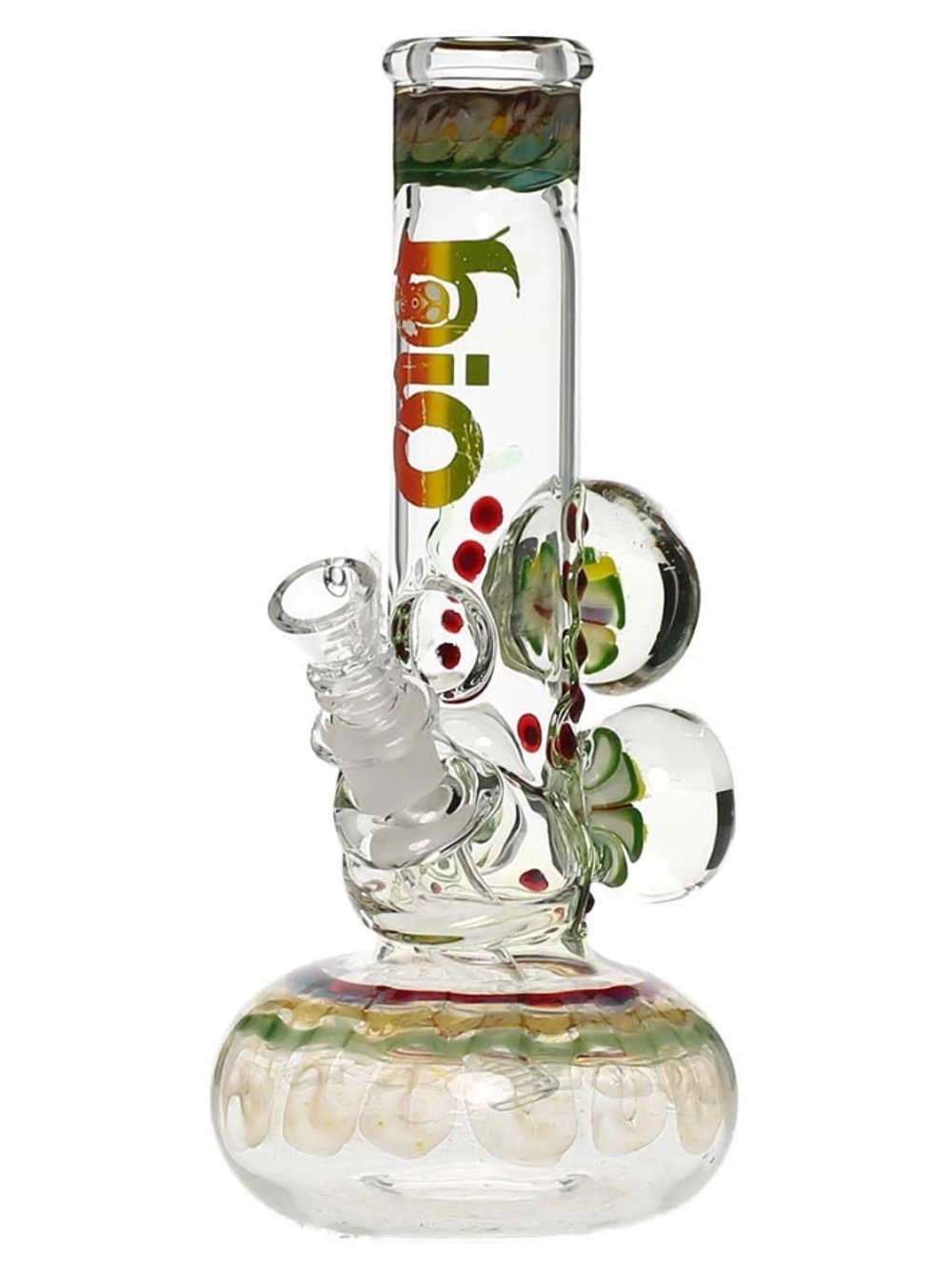 9" Three Marble Illuminati Bong