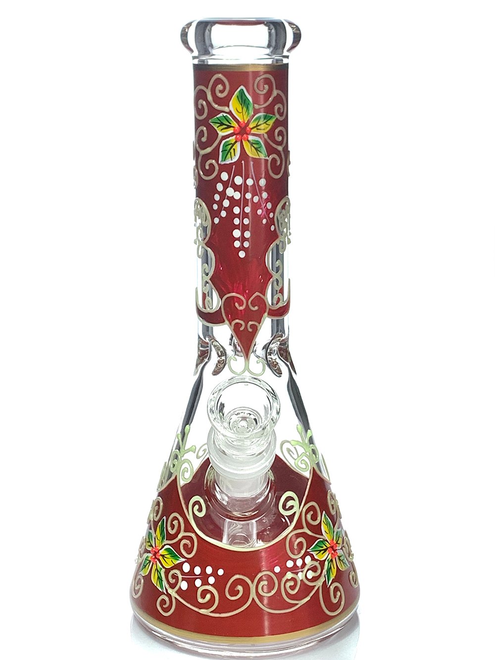 Glow In The Dark Flower Bong Fat Buddha Glass