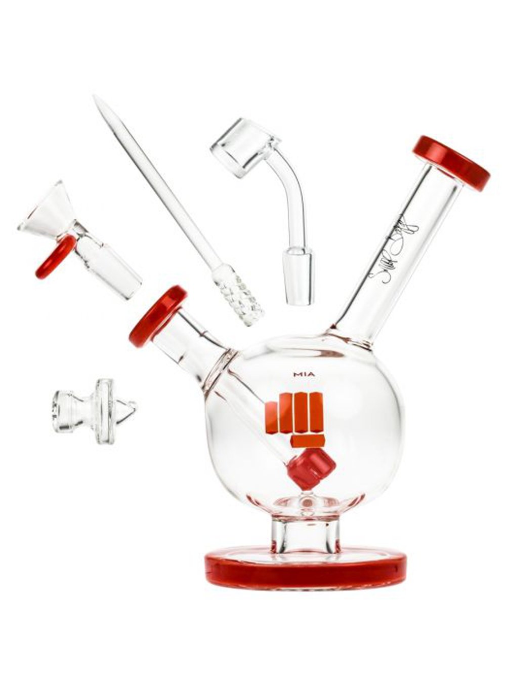 Red Snoop Dogg Pounds MIA Bong / Rig