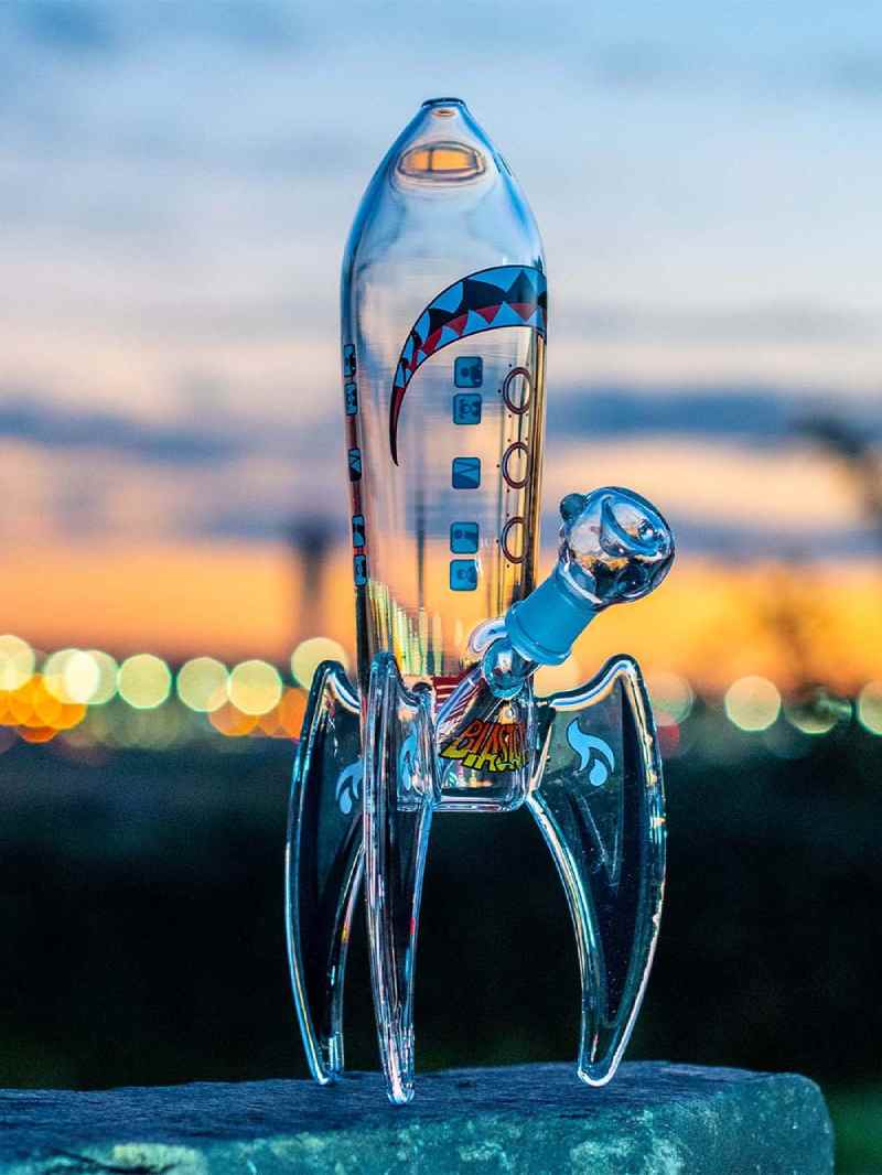 Fat Buddha Glass Bong Rocket Bong