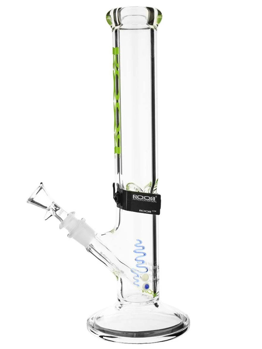 14in 50mm X 7mm Straight Bong Fat Buddha Glass