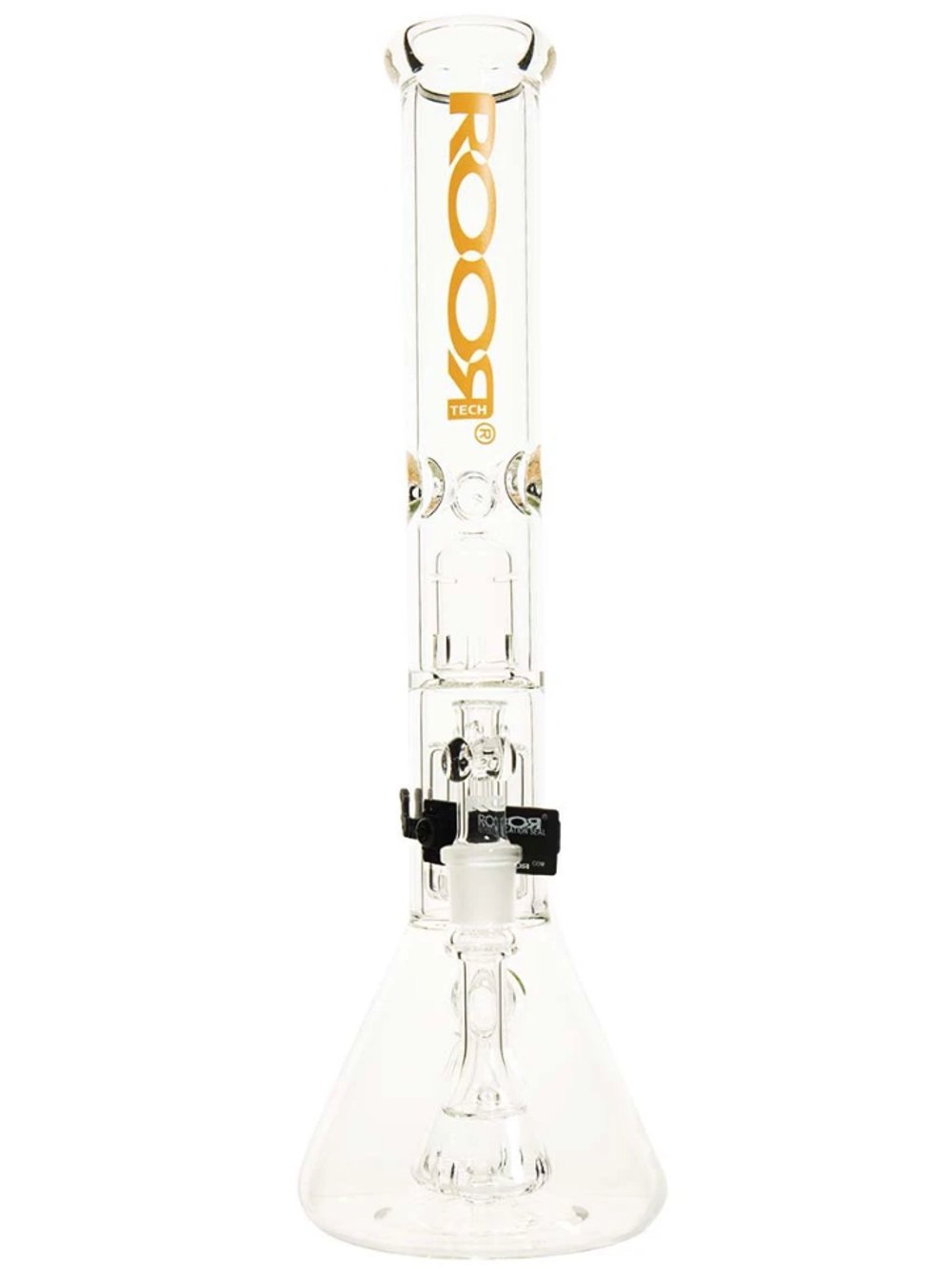18in Beaker Bong W/ Barrel Fat Buddha Glass