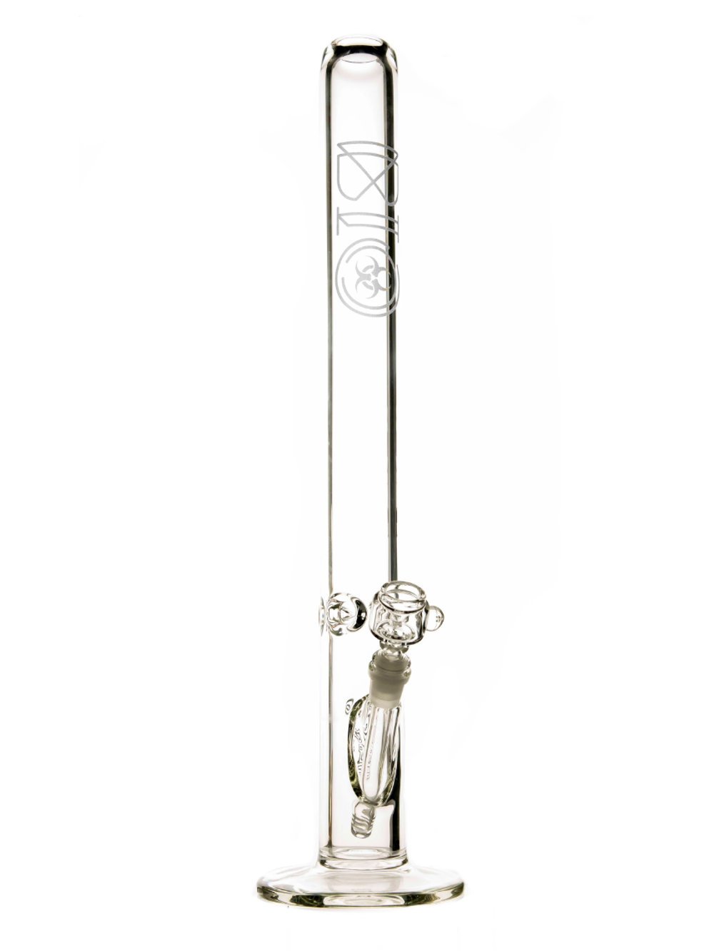 BIO & Pure Glass Straight Bong Fat Buddha Glass
